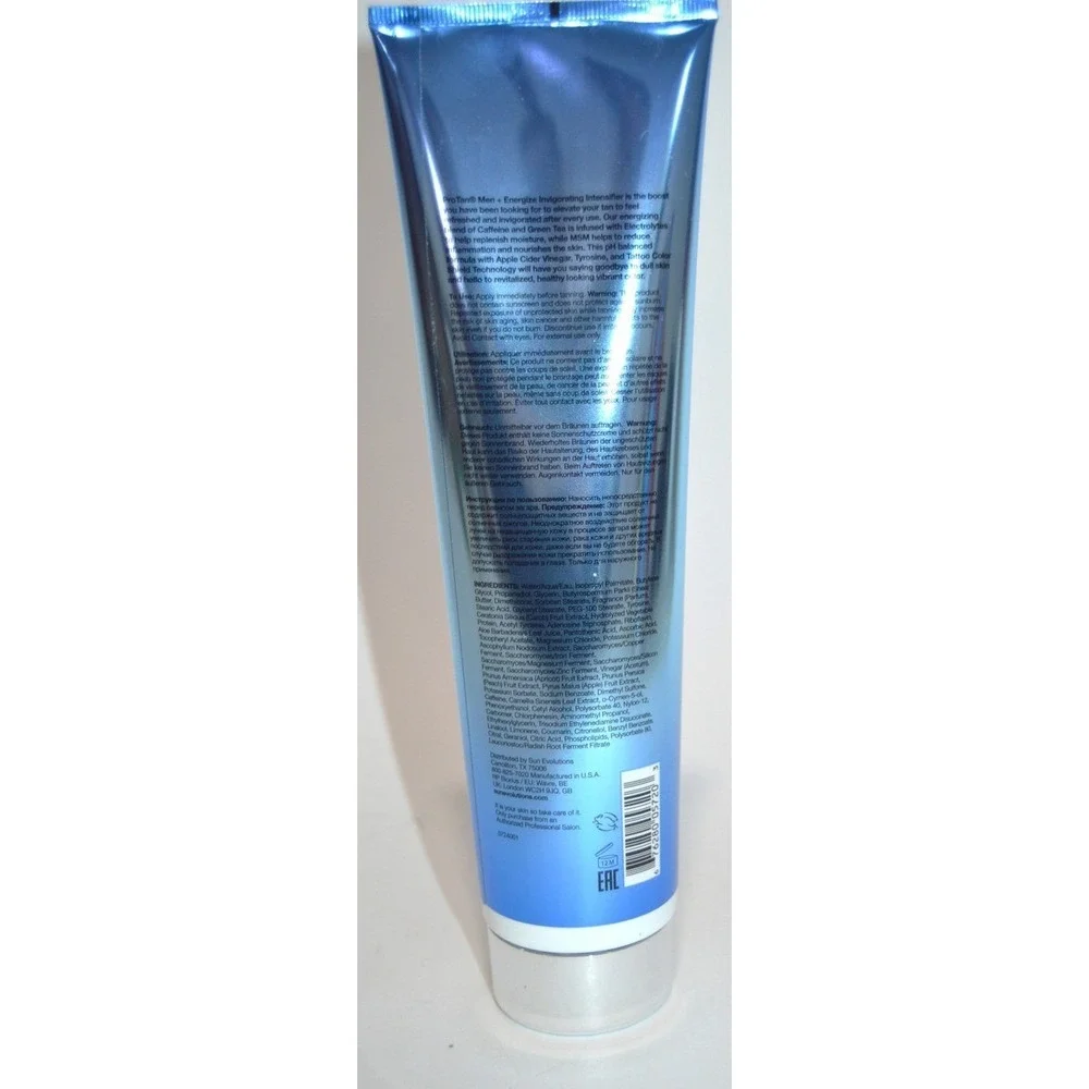 ProTan For Men Energize Invigorating Intensifier Tanning Lotion 9.5oz 280mL